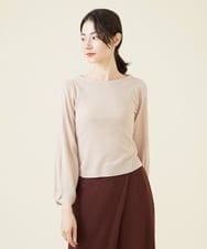 GBFAV03290 Sybilla(シビラ) パフスリーブプルオーバー ベージュ