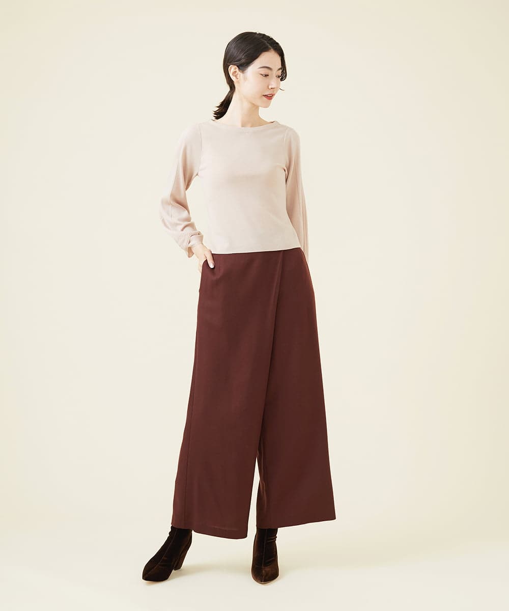 GBFAV03290 Sybilla(シビラ) パフスリーブプルオーバー ベージュ