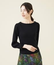 GBFAV03290 Sybilla(シビラ) パフスリーブプルオーバー ブラック