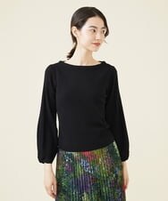 GBFAV03290 Sybilla(シビラ) パフスリーブプルオーバー ブラック