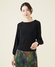 GBFAV03290 Sybilla(シビラ) パフスリーブプルオーバー ブラック