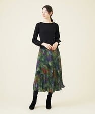 GBFAV03290 Sybilla(シビラ) パフスリーブプルオーバー ブラック