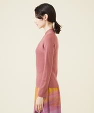 GBFAV04270 Sybilla(シビラ) クロスネックデザインプルオーバー ピンク