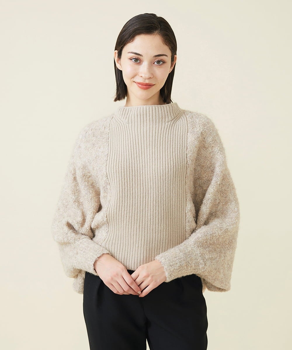 GBFAV07330 Sybilla(シビラ) ループヤーンドルマンプルオーバー ベージュ