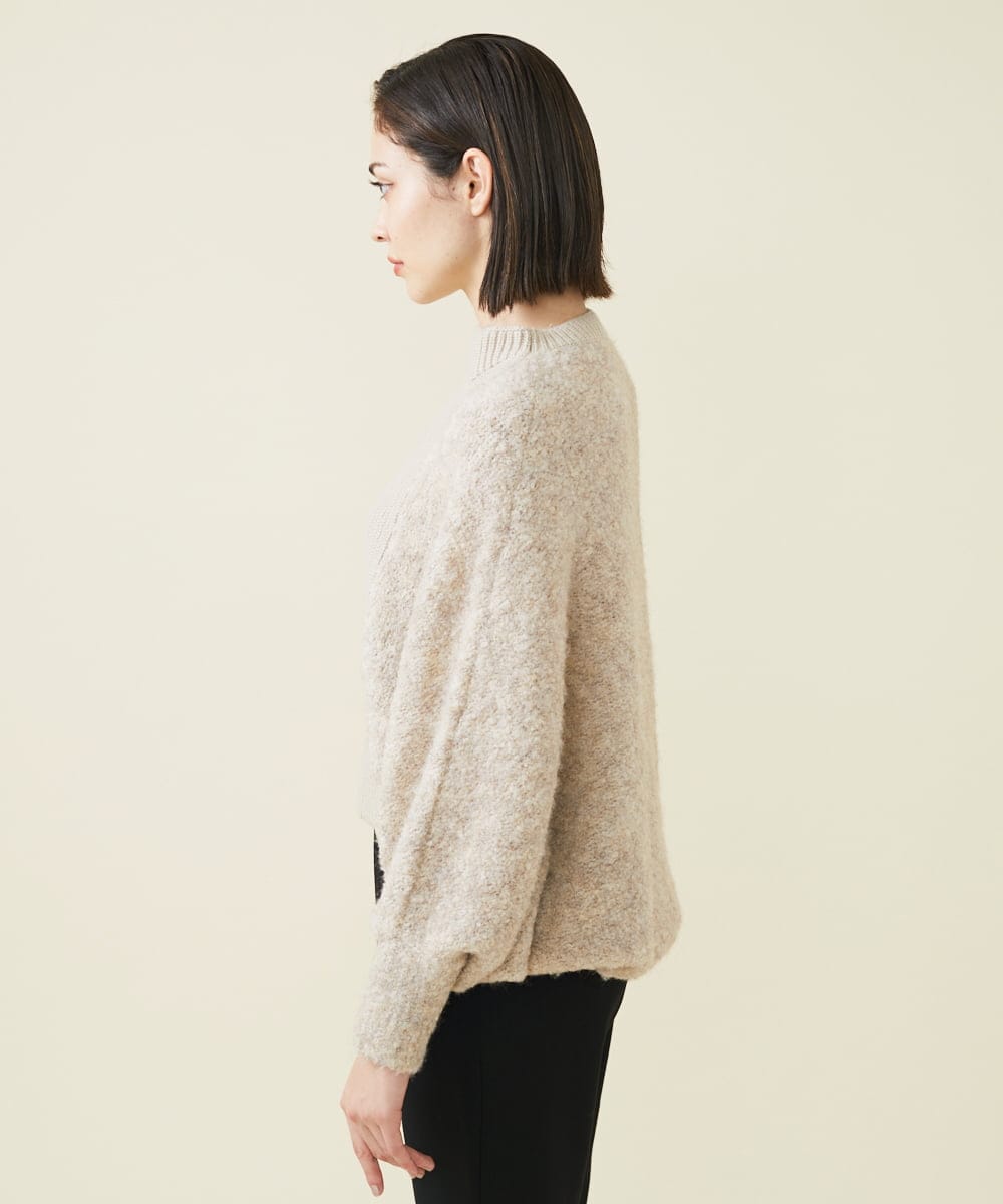 GBFAV07330 Sybilla(シビラ) ループヤーンドルマンプルオーバー ベージュ