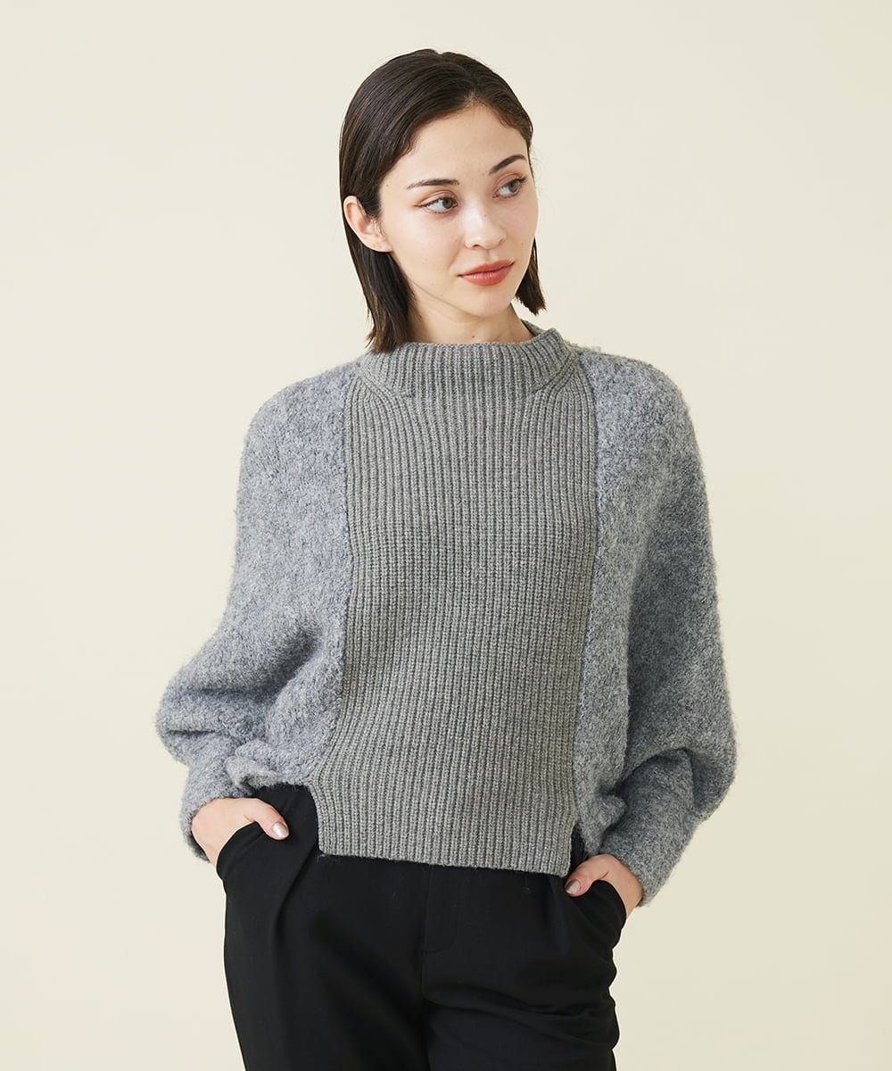 GBFAV07330 Sybilla(シビラ) ループヤーンドルマンプルオーバー グレー