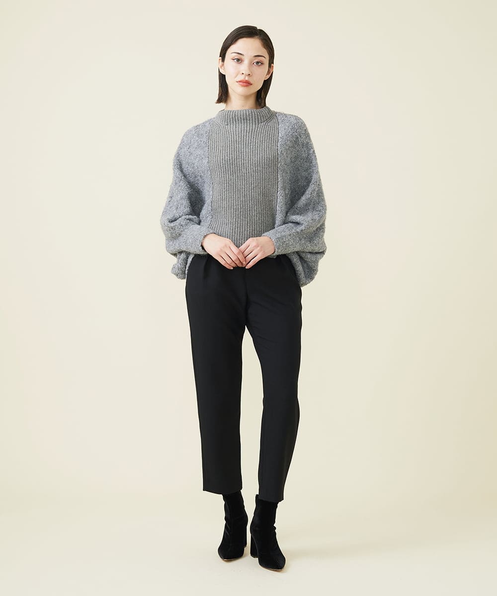 GBFAV07330 Sybilla(シビラ) ループヤーンドルマンプルオーバー グレー