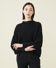 GBFAV07330 Sybilla(シビラ) ループヤーンドルマンプルオーバー ブラック