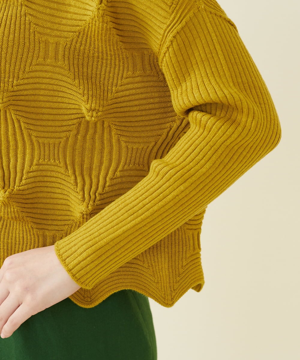 ドラマ着用】ウェーブデザインニットプルオーバー(ニット・セーター  