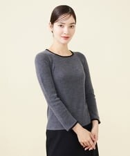 GBFAW04290 Sybilla(シビラ) モヘヤトリミングプルオーバー グレー