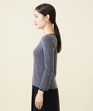 GBFAW04290 Sybilla(シビラ) モヘヤトリミングプルオーバー グレー