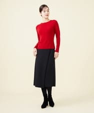 GBFAW05290 Sybilla(シビラ) ホールガーメントラウンドネックプルオーバー レッド