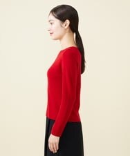 GBFAW05290 Sybilla(シビラ) ホールガーメントラウンドネックプルオーバー レッド