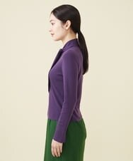 GBFAX04300 Sybilla(シビラ) ボウタイニットプルオーバー パープル