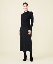 GBFAX04300 Sybilla(シビラ) ボウタイニットプルオーバー ブラック