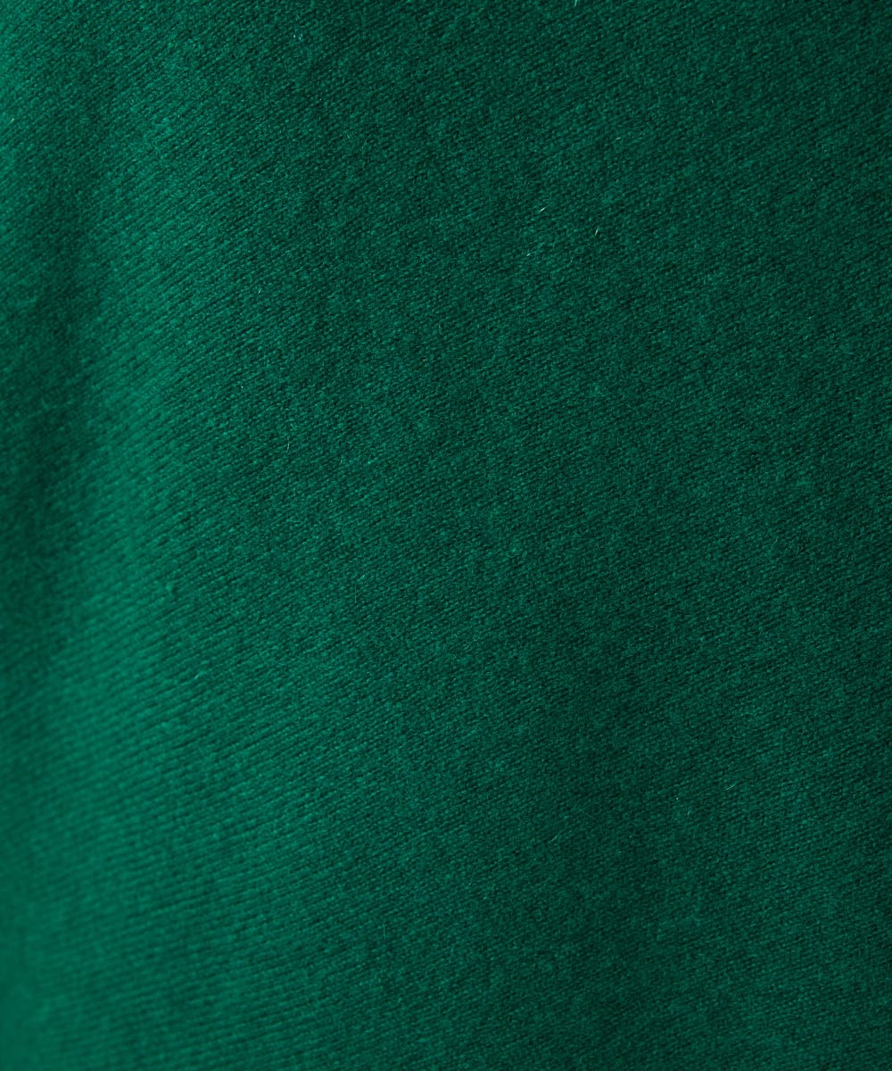 GBFCD01330 Sybilla(シビラ) アシンメトリーハイネックニット グリーン