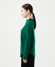 GBFCD01330 Sybilla(シビラ) アシンメトリーハイネックニット グリーン