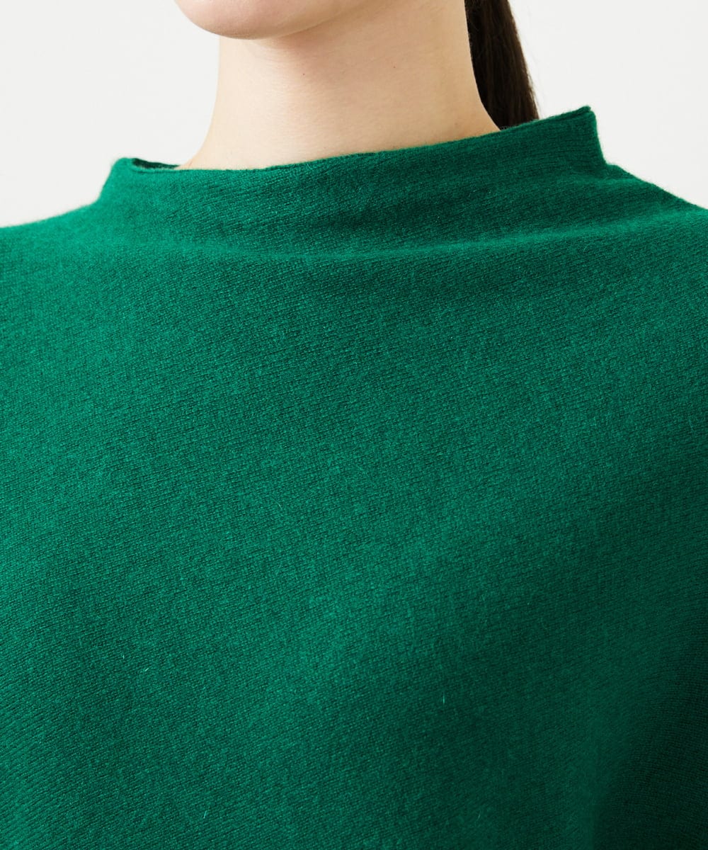 GBFCD01330 Sybilla(シビラ) アシンメトリーハイネックニット グリーン