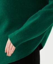 GBFCD01330 Sybilla(シビラ) アシンメトリーハイネックニット グリーン