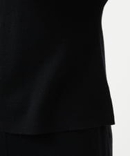 GBFCD02400 Sybilla(シビラ) バイカラーコード刺繍ニット ブラック