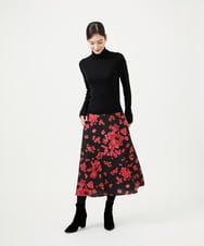 GBFCD50330 Sybilla(シビラ) ステッチデザインハイネックニット ブラック