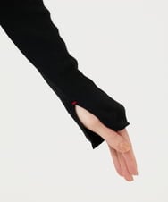 GBFCD50330 Sybilla(シビラ) ステッチデザインハイネックニット ブラック