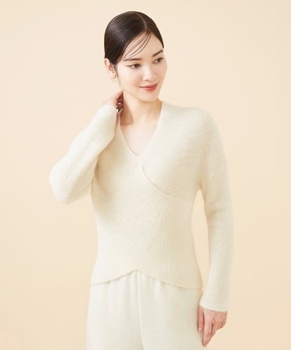 GBFCV02330 Sybilla 【Pure】アルパカカシュクールデザインプルオーバー
