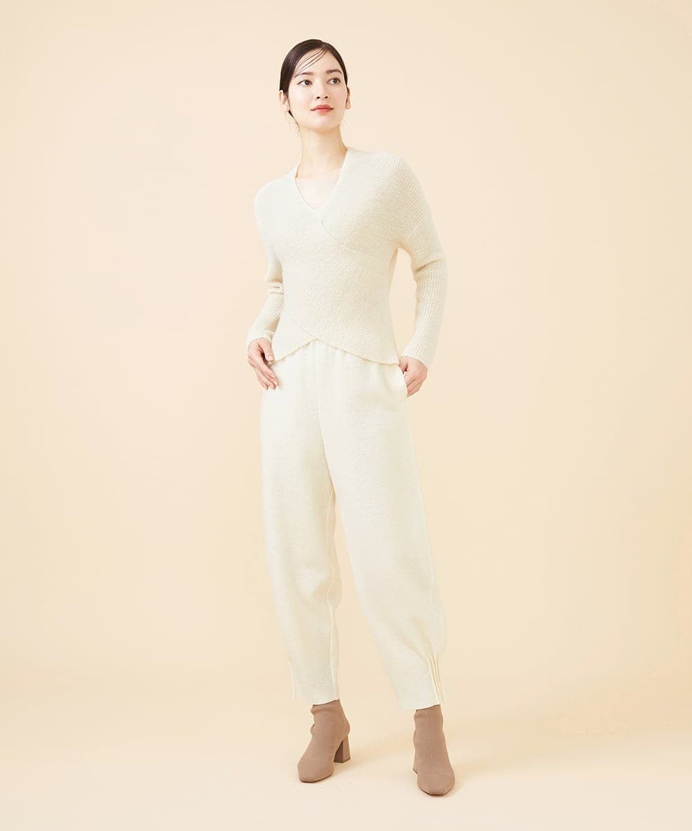 ZARA ウール&アルパカブレンド ニットセーター グレーマール S