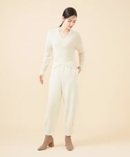 GBFCV02330 Sybilla(シビラ) 【Pure】アルパカカシュクールデザインプルオーバー アイボリー