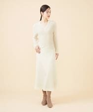 GBFCV02330 Sybilla(シビラ) 【Pure】アルパカカシュクールデザインプルオーバー アイボリー