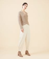 GBFCV02330 Sybilla(シビラ) 【Pure】アルパカカシュクールデザインプルオーバー サンドベージュ