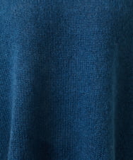GBFCW50450 Sybilla(シビラ) 【blue&black】ハンカチヘムモヘヤプルオーバー ネイビーブルー