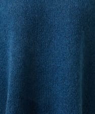 GBFCW50450 Sybilla(シビラ) 【blue&black】ハンカチヘムモヘヤプルオーバー ネイビーブルー