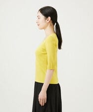 GBFED01270 Sybilla(シビラ) スクエアネックニット イエロー