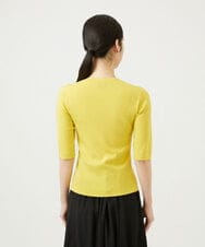 GBFED01270 Sybilla(シビラ) スクエアネックニット イエロー