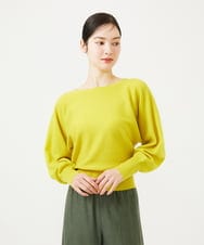 GBFED03450 Sybilla(シビラ) カシミヤドルマンスリーブニット イエロー