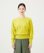 GBFED03450 Sybilla(シビラ) カシミヤドルマンスリーブニット イエロー