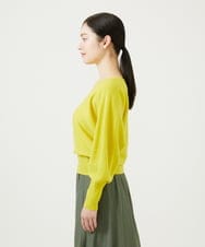 GBFED03450 Sybilla(シビラ) カシミヤドルマンスリーブニット イエロー