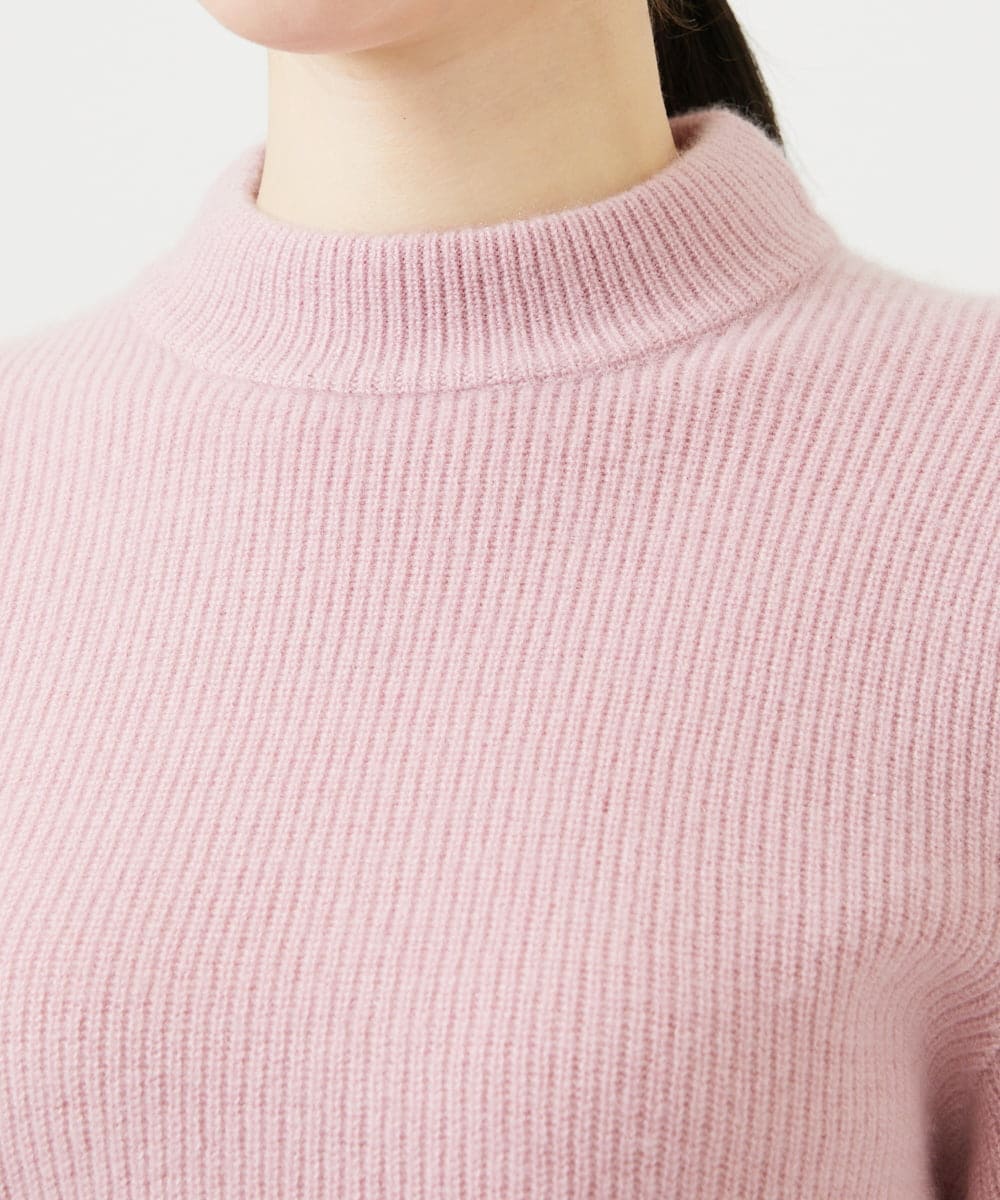GBFED04500 Sybilla(シビラ) カシミヤボトルネックニット ピンク