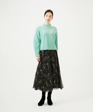 GBFED04500 Sybilla(シビラ) カシミヤボトルネックニット ミントグリーン