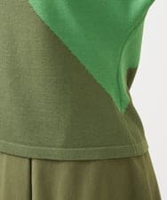 GBFEE03400 Sybilla(シビラ) カラーブロックニット グリーン系