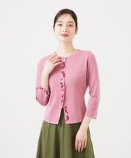 GBFEE05360 Sybilla(シビラ) カラーボタンカーディガン ピンク