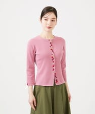 GBFEE05360 Sybilla(シビラ) カラーボタンカーディガン ピンク