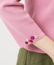 GBFEE05360 Sybilla(シビラ) カラーボタンカーディガン ピンク