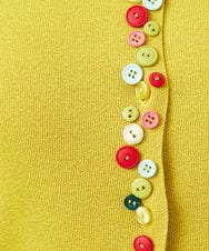 GBFEE05360 Sybilla(シビラ) カラーボタンカーディガン イエロー