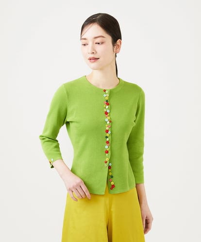 GBFEE05360 Sybilla カラーボタンカーディガン