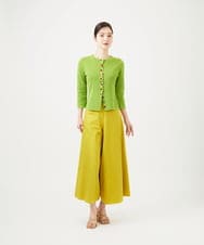 GBFEE05360 Sybilla(シビラ) カラーボタンカーディガン グリーン