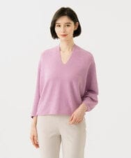 GBFEE50300 Sybilla(シビラ) Vネックフォルムニット ピンク