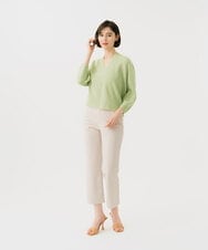 GBFEE50300 Sybilla(シビラ) Vネックフォルムニット ペールグリーン