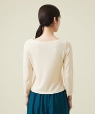 GBFET05590 Sybilla(シビラ) フラワーベース刺繍プルオーバー アイボリー